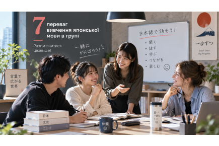 7 переваг вивчення японської мови в групі